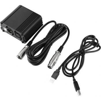 1-Channel 48V Phantom Power Supply for Studio Recording