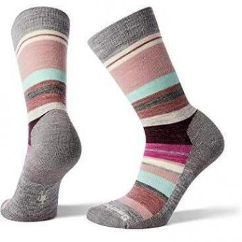 Calcetines Saturnsphere SmartWool, Mujer, Gris (Light Gray/Mint B16)