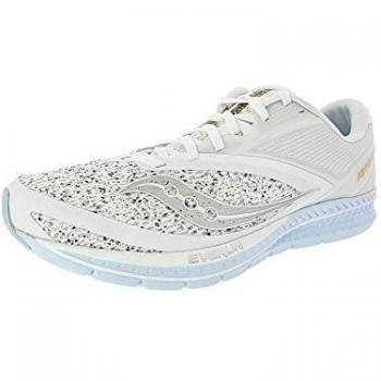 Saucony Frauensport Schuh Kinvara 9: Neutralweiß/Silber (EU 38,5)