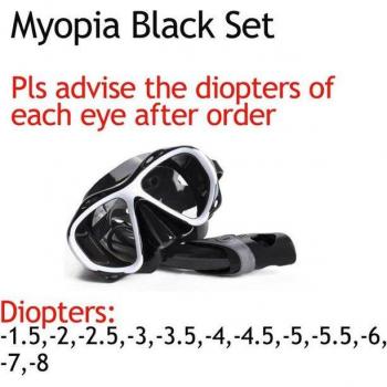 YONSUB Tempered Glass Snorkeling Mask