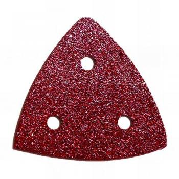 Lot de 10 patins abrasifs triangulaires 80 mm GR 60