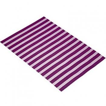 KitchenCraft Striped Vinyl Placemat, 40 x 30 cm
