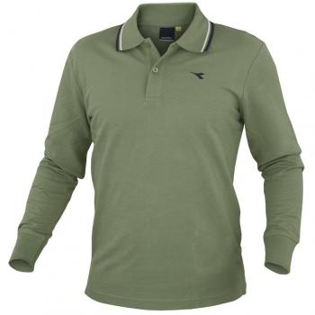 Polo Uomo DIADORA Cotone Pique Manica Lunga Art.300