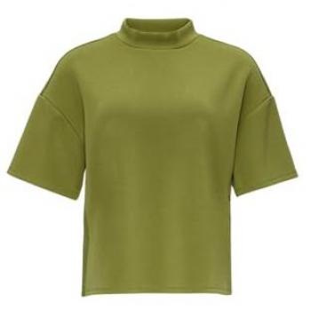 S.Oliver Damen T-Shirt aus Scuba