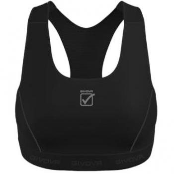 Top Givova Mujer Alta Sujeción Negro S