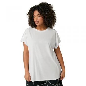 Crochet Detail Cotton T‑Shirt