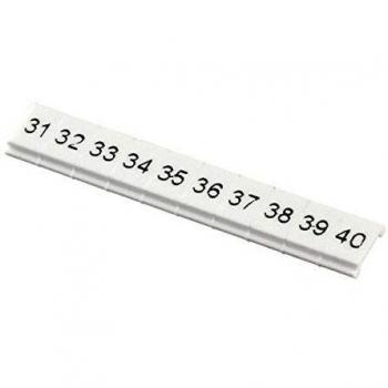 Plaques de marquage blanches 10 pcs