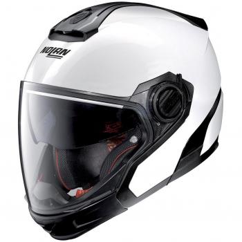 Casco modulare Nolan N40-5 GT Special N-Com 015 taglia M bianco puro