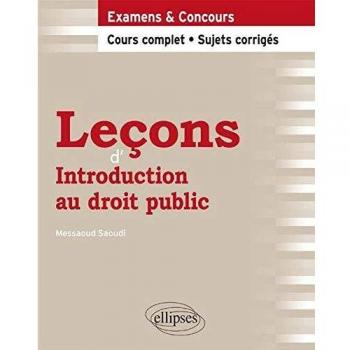 Leçons d’Introduction au droit public