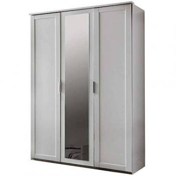 Armoire à tiroirs PEGANE pour enfants – blanche, 135 × 210 × 58 cm