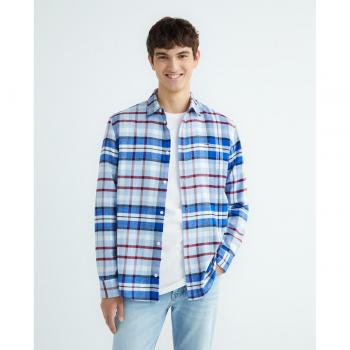 Camisa de cuadros Azul Tommy Jeans para Hombre