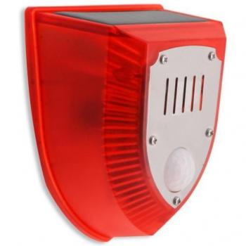 Lámpara de Seguridad Solar con Alarma y Sensor
