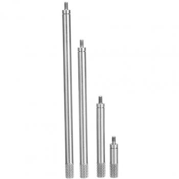 Calibrador Digital Cuadrante HSS 4 Piezas Diámetro 5 mm con Varilla de Vástago Plata