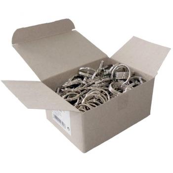 Schlüsselring WEDO® 25 mm Stahl – 100 Stück Pack (silber)