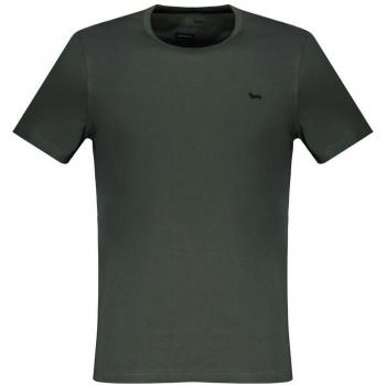 Harmont & Blaine Men's Green Cotton T-Shirt