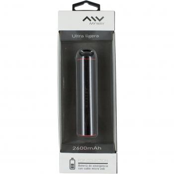 Bateria MWCHP0078 2600 mAh USB-Micro Negro