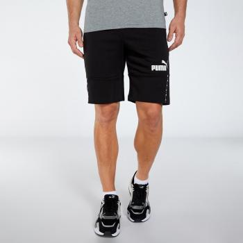 Pantaloni Corti Ess Block X Tape Puma Nero XL