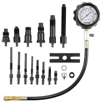 18 Piece Diesel Engine Pressure Test Tool Set