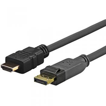 VivoLink 5.0m DisplayPort to HDMI Adapter Black