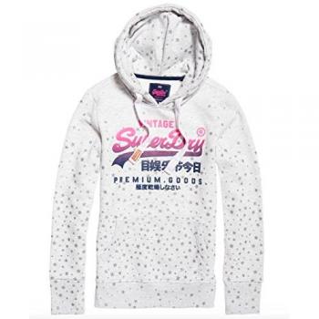 Superdry Damen Hoodie G20006HP Grau (Ice Marl Star)