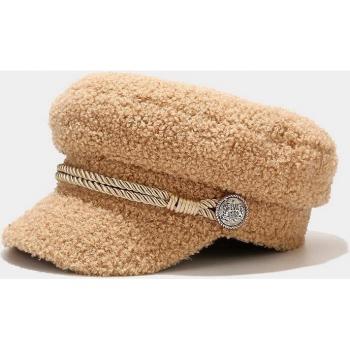 Chapeau plat en laine d’hiver