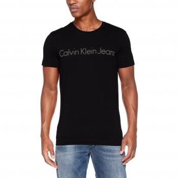 Camiseta Calvin Klein Jeans Treasure 2 Slim Cn SS, Hombre, Negro