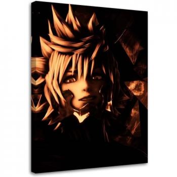 Arte de Pared Anime Naranja 40x60