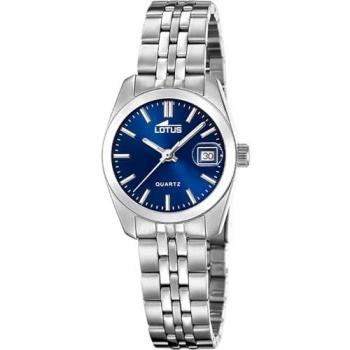 Freedom Lotus Blue Bracelet Watch (Stainless Steel)