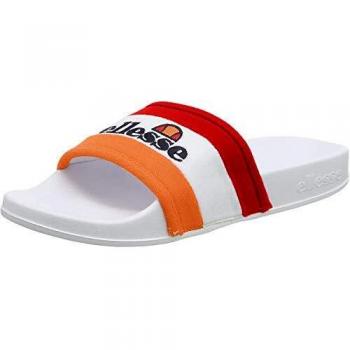 Ellesse Borgaro Mens Sandals in Triple Color (Orange/White/Red) – UK7