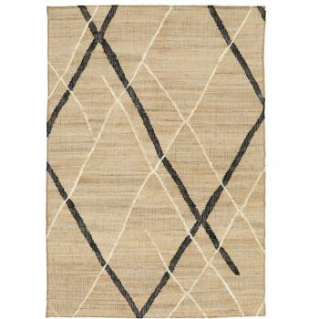 Tapis Argyle Beige en Jute 160x230