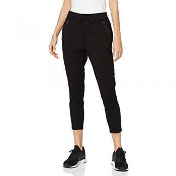 Pantalon en Noir Vero Moda Vmeva Mr Loose String Zip Pant Noos