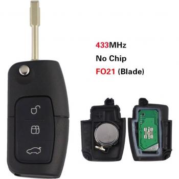 YIQIXIN 3-Button Flip Key for Ford Vehicles