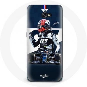 Protectora Samsung Galaxy A3 2017 Max Verstappen F1 en azul