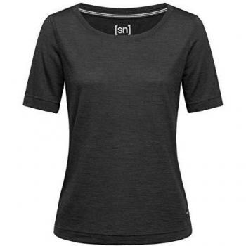 Mérinos Chic Noir Femme Tee Short M