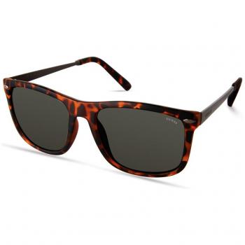 Guess Men's GF0262-5652N Sunglasses, Brown, One Size, Green Lens