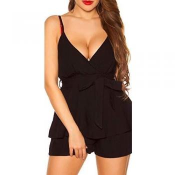 Gürtel‑Overall mit Wickel-Design