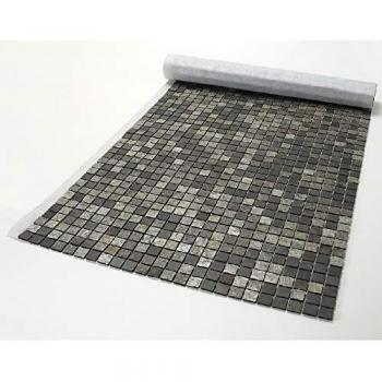 Mosaico de piedra natural 100 x 50 cm gris mixto