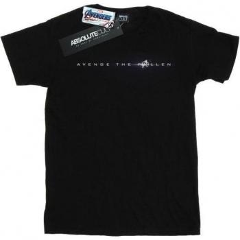 Avengers: Endgame Avenge The Fallen Text Cotton T-Shirt