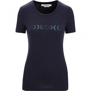 Icebreaker Damen Tech Lite II Moon Phase T-Shirt in Blau XL