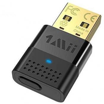4 Bluetooth‑Sender 1 mii USB – 5.0, APTX Low Latency, Dual‑Link