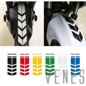 2PCS Car Stripe Reflective Tape