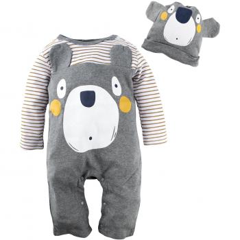 Big Elephant Boys' Bear-Print Long Sleeve Pajama Set