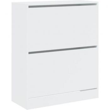 Estantería de Zapatos Madera Ingeniería Blanca