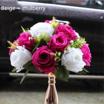 Fleurs de Mariage Simulées 15 Têtes