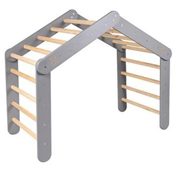 MeowBaby Escalera Gráfica de Gimnasio 112×61×94 cm – Triángulo