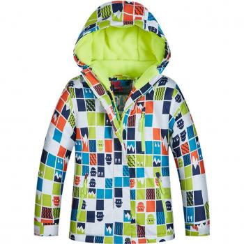 Kinderjacke für Winteraktivitäten, winddicht und wasserdicht
