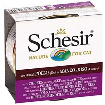 Schesir Natural poulet, bœuf, riz