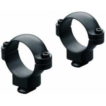 Leupold 1” Dual Dovetail High‑Density Matte Black DD Rings (2 Pack)