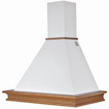 Cappa Bianca Intarsio Noce Iperbriko 120 cm