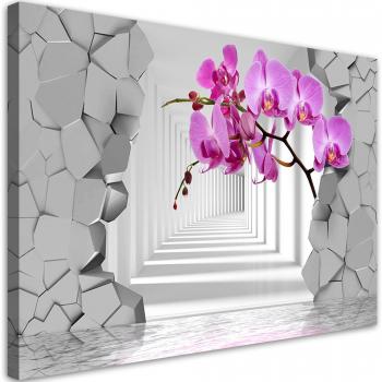 Violet Orchid Fantasy Canvas 60x40